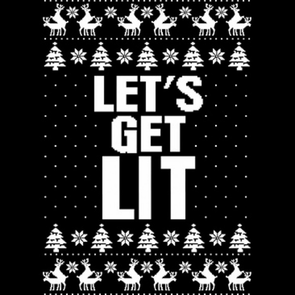 Bella Canvas Let's Get Lit Funny T-Shirt - Picture 2 of 2